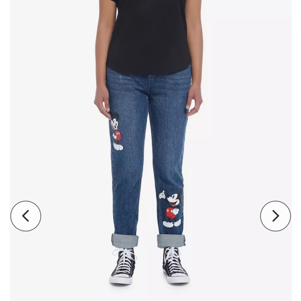 her universe Mickey Mouse jeans bought for 60 new with tags never been worn